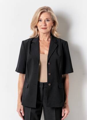 Blazer poches noir FRANK WALDER femme