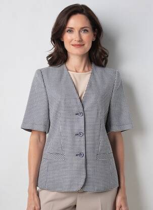 Blazer poches noir BARBARA LEBEK femme