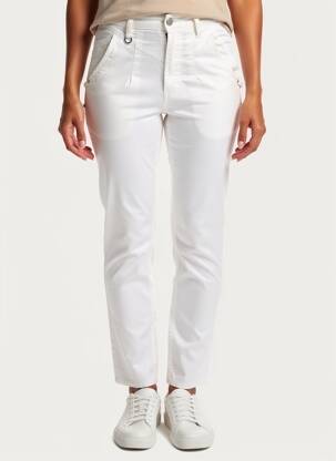 Pantalon slim taille haute taille haute beige HIGH femme