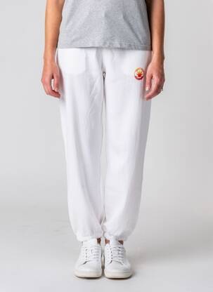 Jogging stretch taille normale blanc FIVE femme
