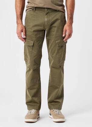 Pantalon cargo slim taille normale vert DAYTONA homme