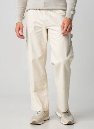 Pantalon droit coupe droite taille normale beige IRON AND RESIN homme