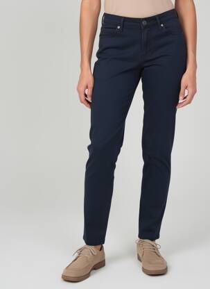 Pantalon slim stretch taille normale bleu LCDN femme
