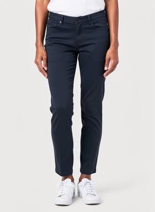 Pantalon slim tissage enduit taille normale bleu IMPAQT femme