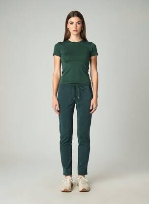 Pantalon slim taille élastique taille normale vert LCDN femme