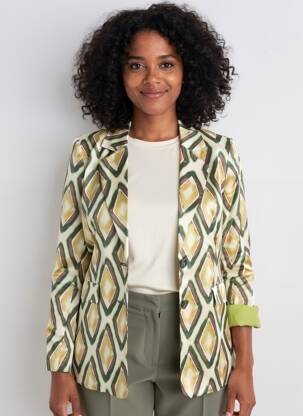 Blazer coupe cintrée vert SURKANA femme