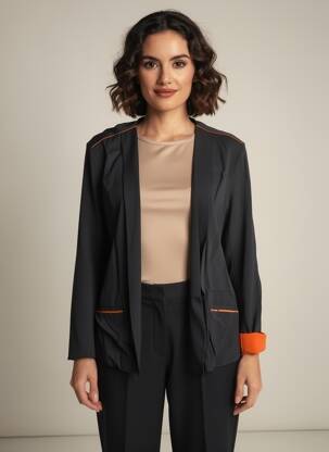 Blazer fausses poches noir LOLA ESPELETA femme