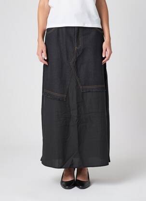Jupe longue taille normale noir CPC femme