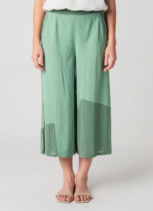 Pantalon 7/8 stretch taille normale vert OZAI N KU femme