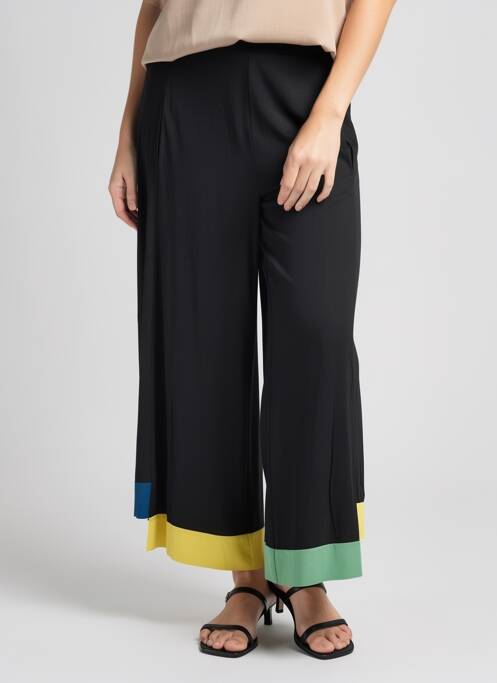 Pantalon large poches taille normale noir OZAI N KU femme