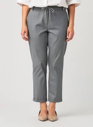 Pantalon chino taille normale taille normale gris EVA KAYAN femme