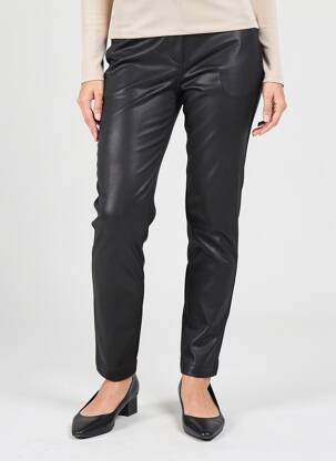 Pantalon slim stretch taille normale noir EVA KAYAN femme