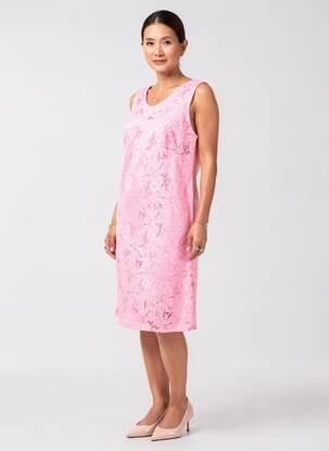 Robe mi-longue sans manche sans manche rose BETTY BARCLAY femme