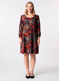 Robe courte manches 3/4 manches 3/4 noir NOMADS femme