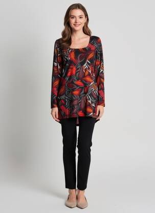 Tunique manches longues manches longues noir NOMADS femme