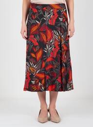 Jupe mi-longue taille normale noir NOMADS femme