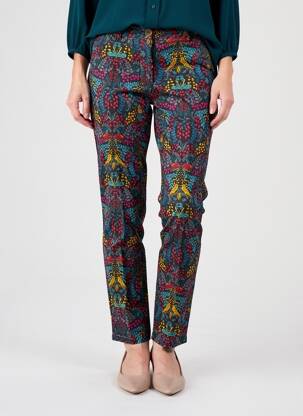 Pantalon slim tissage popeline noir NOMADS femme