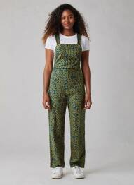 Salopette coupe cintrée fines bretelles bleu NOMADS femme