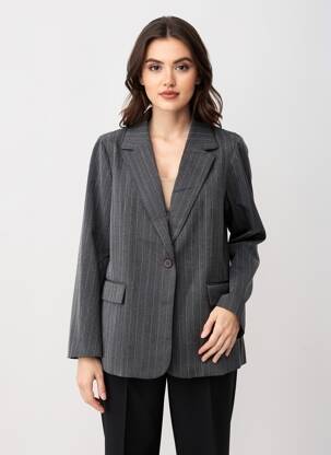 Blazer poches gris LILI SIDONIO femme