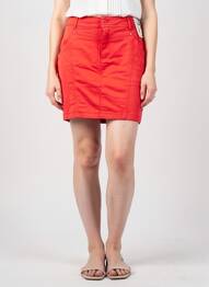Jupe courte poches rouge S.QUISE femme