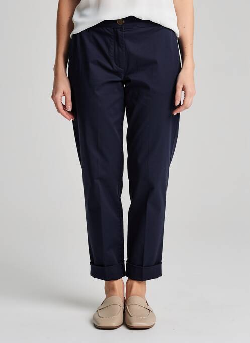Pantalon chino tissage popeline taille normale bleu LEE COOPER femme