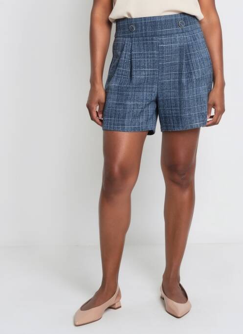 Short taille à pinces taille normale bleu MOLLY BRACKEN femme