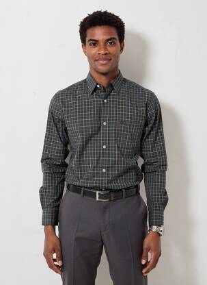 Chemise manches longues poches bleu SERGE BLANCO homme