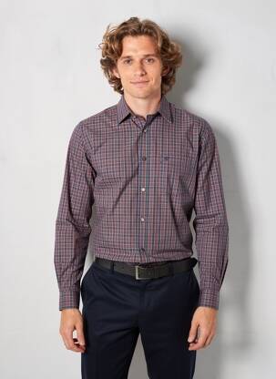 Chemise manches longues poches bleu SERGE BLANCO homme