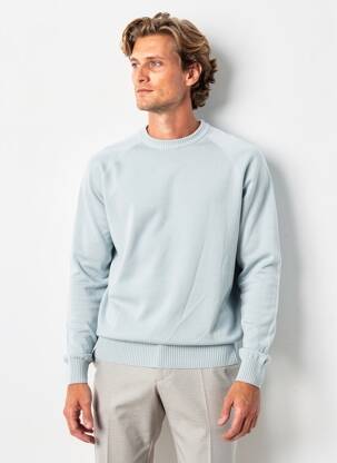 Pull stretch manches longues bleu LEE homme