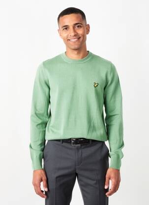 Pull stretch manches longues vert LYLE & SCOTT homme