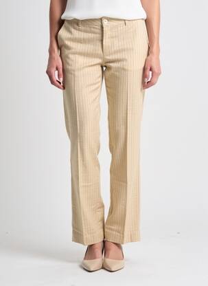 Pantalon slim poches beige MKT STUDIO femme