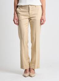 Pantalon slim poches beige MKT STUDIO femme