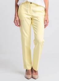 Pantalon slim poches jaune SCOTCH & SODA femme