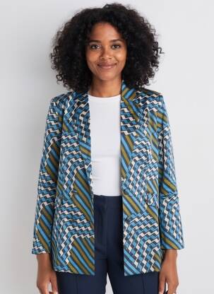 Blazer manches longues bleu LA PETITE ETOILE femme