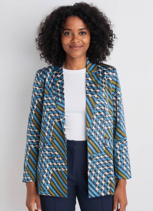 Blazer manches longues bleu LA PETITE ETOILE femme