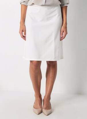 Jupon /fond de robe taille normale blanc MARJOLAINE femme