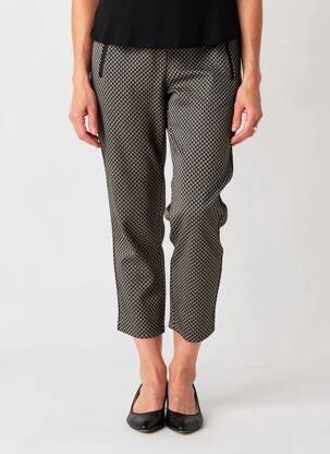 Pantalon 7/8 stretch taille normale noir STARK femme