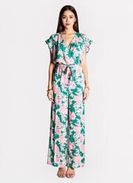 Combi-pantalon manches courtes manches courtes vert LA FEE MARABOUTEE femme