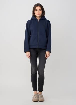 Polaire capuche bleu J. MOURA femme