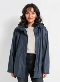 Imperméable manches longues a capuche bleu CAPTAIN CORSAIRE femme