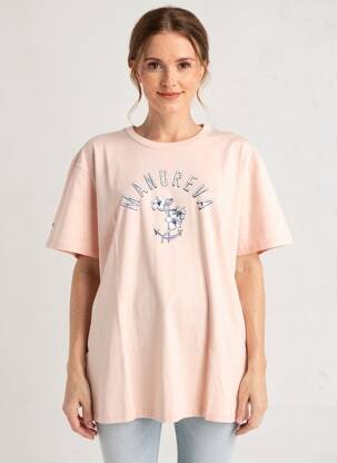 T-shirt imprimé fantaisie manches courtes rose ROYAL MER femme