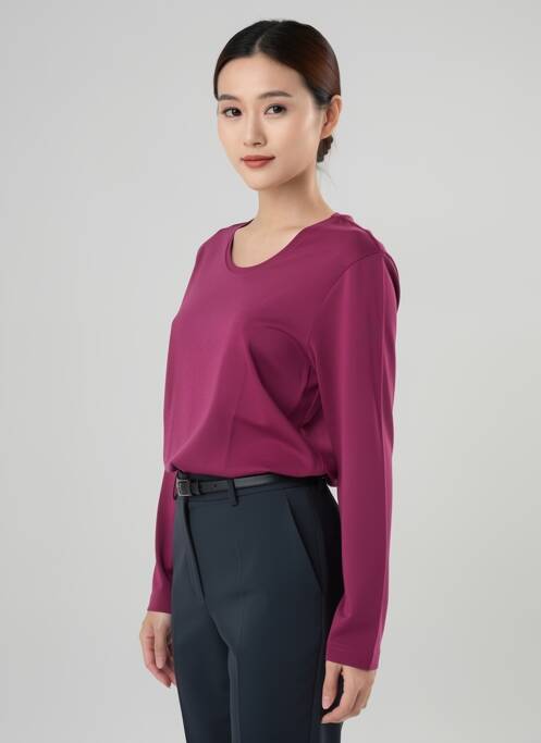T-shirt manches longues manches longues violet SAINT JAMES femme