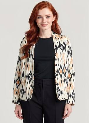Veste casual coupe droite blanc VERO MODA femme