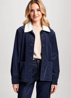 Veste casual finition intérieure doublée bleu PIECES femme