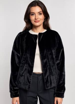 Blouson manches longues noir COMPAÑIA FANTASTICA femme
