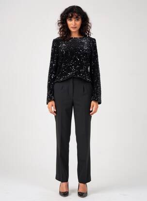 Top stretch manches longues noir VERO MODA femme