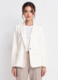 Blazer poches blanc STUDIO PARISIEN femme