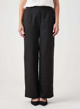 Pantalon large poches taille normale noir VERO MODA femme
