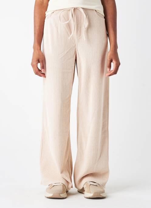 Pantalon large poches taille normale beige COMPAÑIA FANTASTICA femme