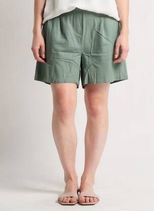 Short coupe fluide taille normale vert VERO MODA femme